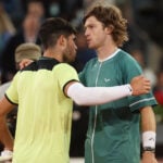 Andrey Rublev and Carlos Alcaraz, Madrid 2024