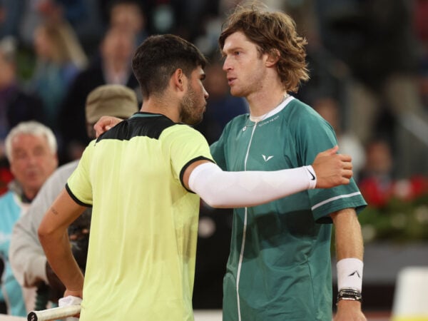 Andrey Rublev and Carlos Alcaraz, Madrid 2024