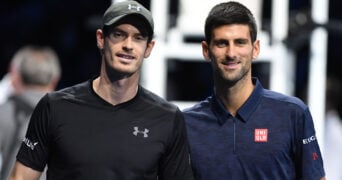 Andy Murray and Novak Djokovic at the 2026 ATP Finals