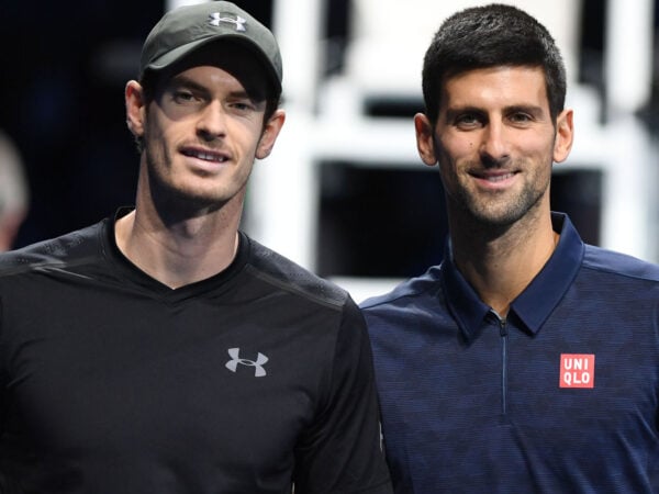 Andy Murray and Novak Djokovic at the 2026 ATP Finals