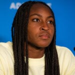 January 4, 2022, ADELAIDE, AUSTRALIA: Cori Gauff of the United States talks to the media after the first round of the 2022 Adelaide International WTA 500 tennis tournament || 216926_0055 2022 ADELAIDE Australia international PRESS sport tennis WTA zagency zlast24 zselect ZSPORT ZTENNIS Zuma ZUMAPRESS.com zwire