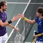 Daniil Medvedev and Alex de Minaur - Rolex Paris Masters 2022