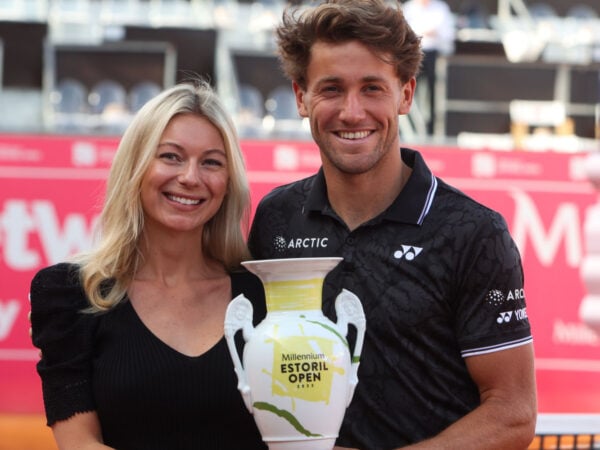 Casper Ruud and girlfriend, Estoril 2023