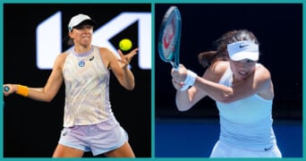 Iga Swiatek and Emma Raducanu at the Australian Open