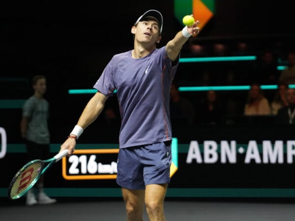 Alex de Minaur of Australie during the ABN AMRO Open 2025, ATP 500 Tennis 8eme finale event on 6 February 2025 in Rotterdam, Netherlands - Photo Laurent Lairys / PsnewZ