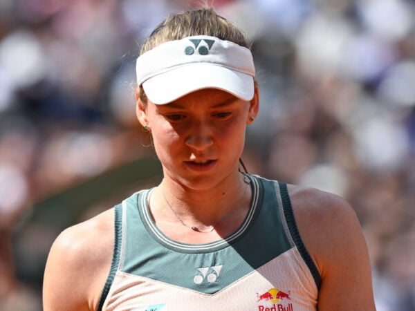 Elena RYBAKINA (KAZ) looks dejected during the 2024 French Open at Roland Garros on June 5, 2024 in Paris, France. ( Photo by federico pestellini ) -