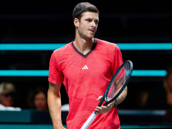 2025-02-03 ABN AMRO Open Day One ROTTERDAM, NETHERLANDS - FEBRUARY 3: Hubert Hurkacz of Poland looks on during Day One of the ABN AMRO Open at Rotterdam Ahoy on February 3, 2025 in Rotterdam, Netherlands. Photo by Joris Verwijst/BSR Agency Rotterdam Netherlands Content not available for redistribution in The Netherlands directly or indirectly through any third parties.