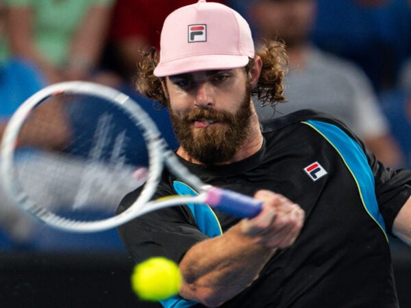 2025-01-12 2025 Australian Open - Day 1 MELBOURNE, AUSTRALIA - JANUARY 12: Reilly Opelka of United States of America during Day 1 of the Australian Open at Melbourne Park on January 12, 2025 in Melbourne, Australia. Photo by Andy Cheung/BSR Agency Melbourne Australia Content not available for redistribution in The Netherlands directly or indirectly through any third parties. Copyright: xBSRxAgencyx
