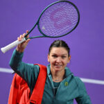 CLUJ-NAPOCA - TRANSYLVANIA OPEN - 4 FEB 2025 Simona Halep of Romania in action against Lucia Bronzetti of Italy during the WTA, Tennis Damen Tour Transylvania Open single match, in Cluj Napoca, Monday 04 February 2025.
