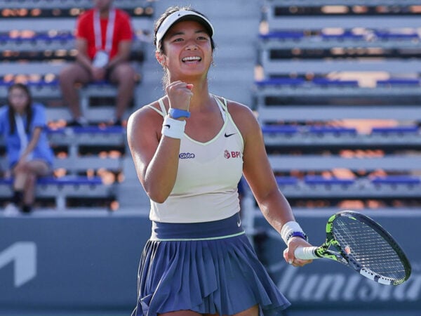 October 15, 2023, Monastir, Monastir, Tunisia: Alexandra Eala (PHI) in action during the JASMIN OPEN MONASTIR - Monastir - Womens Tennis, WTA250