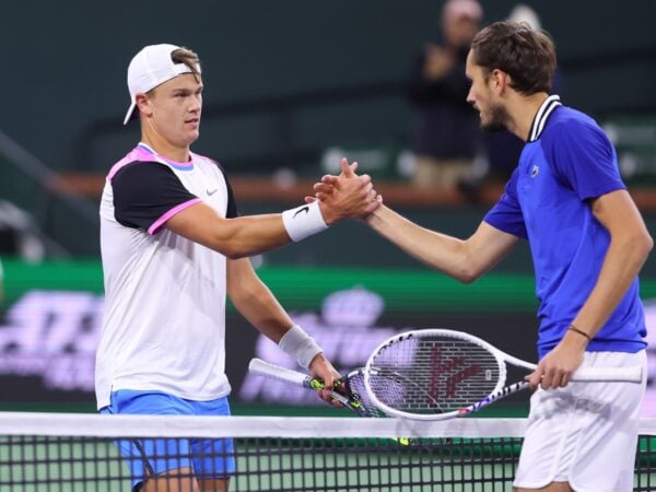 Holger Rune and Daniil Medvedev