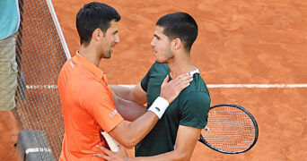 Carlos Alcaraz (Esp) defeated Novak Djokovic (Ser)