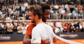 Gaël Monfils and Tomas Machac, UTS Nîmes 2025