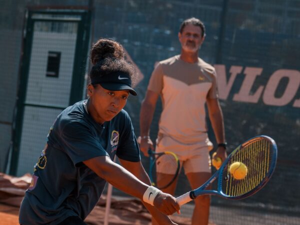Naomi Osaka and Patrick Mouratoglou (@MouratoglouTennisAcademy)