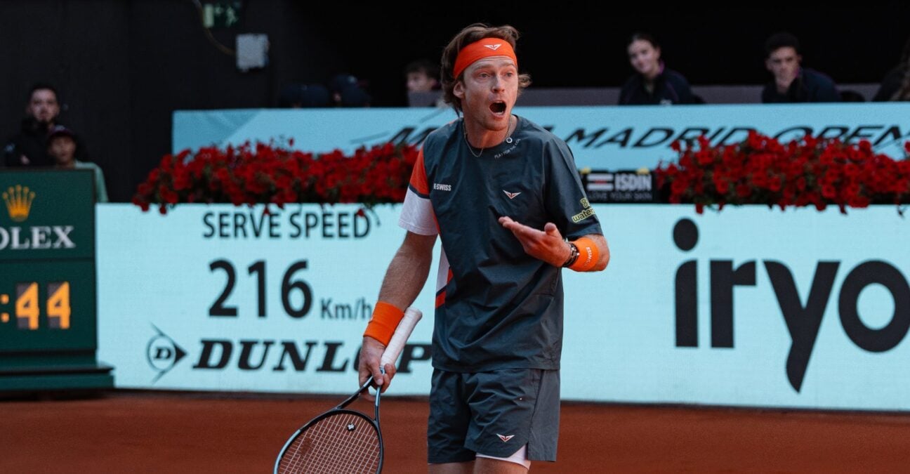Andrey Rublev Madrid 2025
