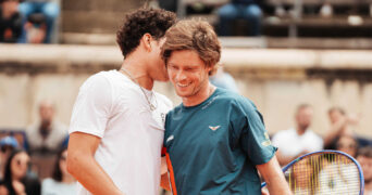 Ben Shelton and Andrey Rublev, UTS Nîmes 2025