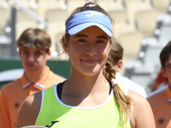 Tennis - Roland Garros 2022 - Finale dames juniors - victoire de Lucie Havlickova - republique Tcheque - contre Solana Sierra - Argentine