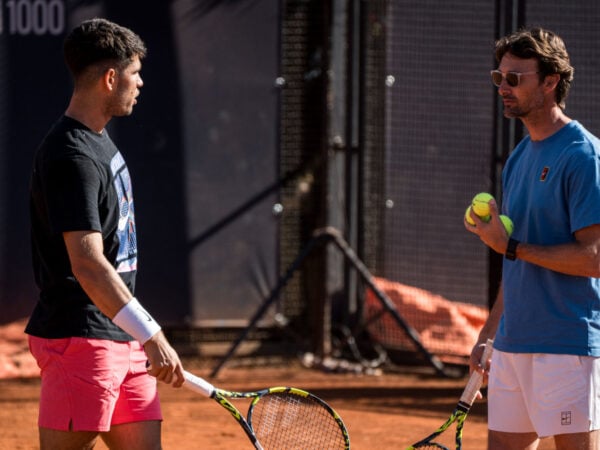 Carlos Alcaraz and Juan Carlos Ferrero, Rome 2025