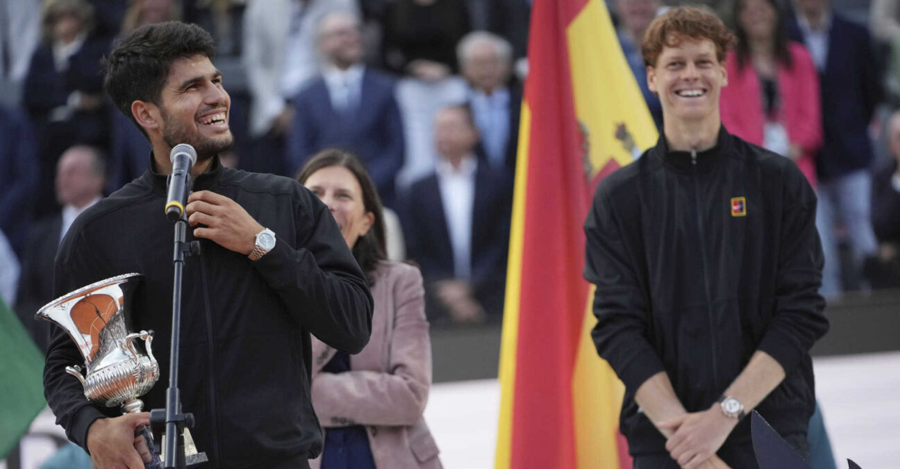 Alcaraz and Sinner, Rome 2025