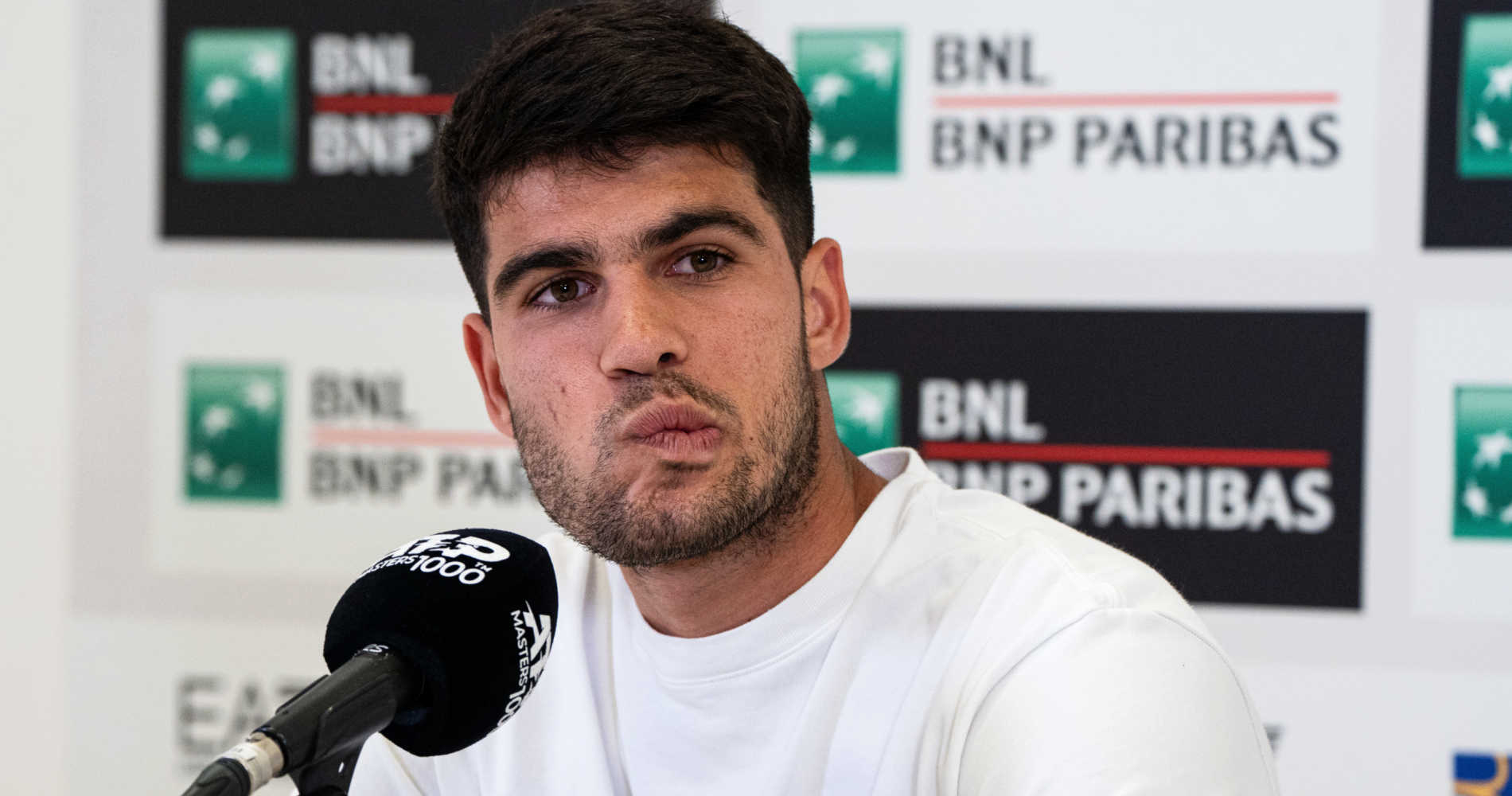 Carlos Alcaraz, Rome 2025, press conference