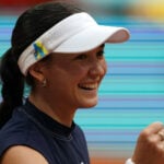 Eva Lys, Germany, during Madrid Open Tennis 2025 match. April 25, 2025.(ALTERPHOTOS/Acero)