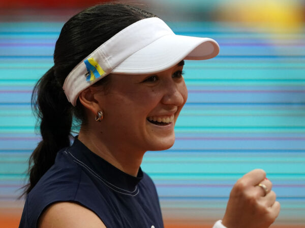 Eva Lys, Germany, during Madrid Open Tennis 2025 match. April 25, 2025.(ALTERPHOTOS/Acero)