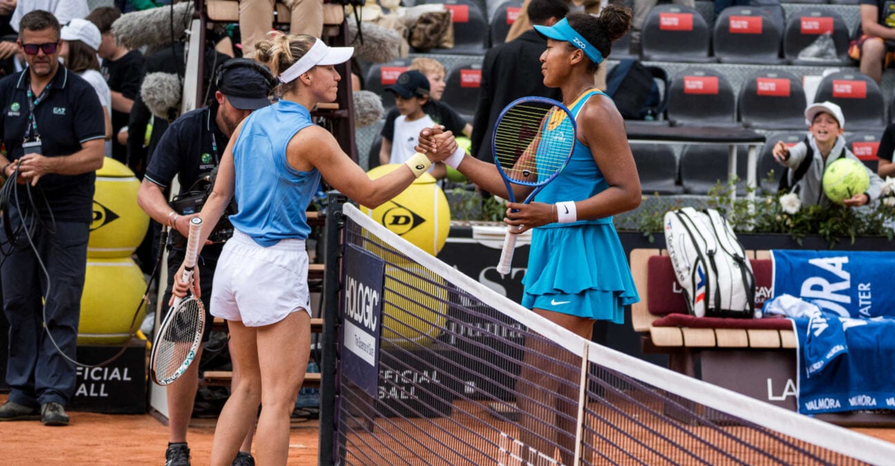 Viktoria Golubic and Naomi Osaka, Rome 2025