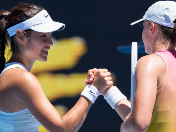 Iga Swiatek and Emma Raducanu, Australian Open 2025