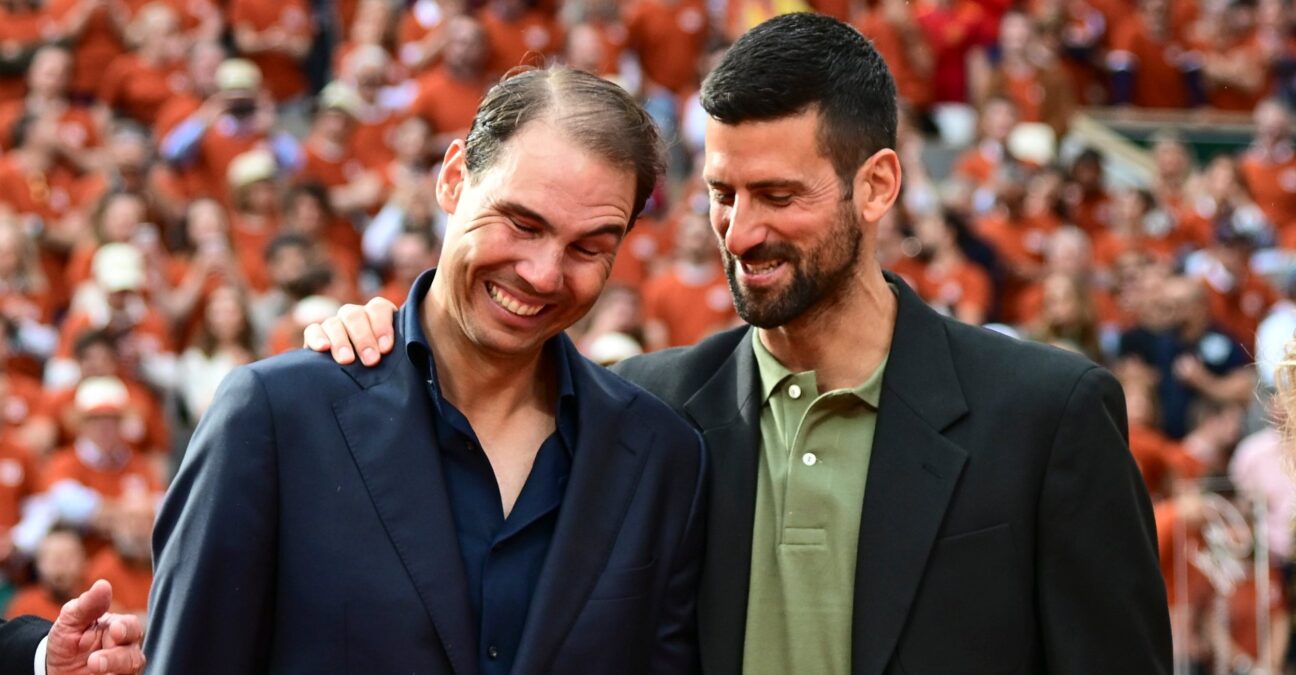 Rafael Nadal and Novak Djokovic, Roland-Garros 2025