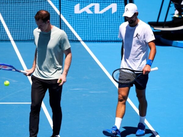 Novak Djokovic and Andy Murray - Open d'Australie 2025