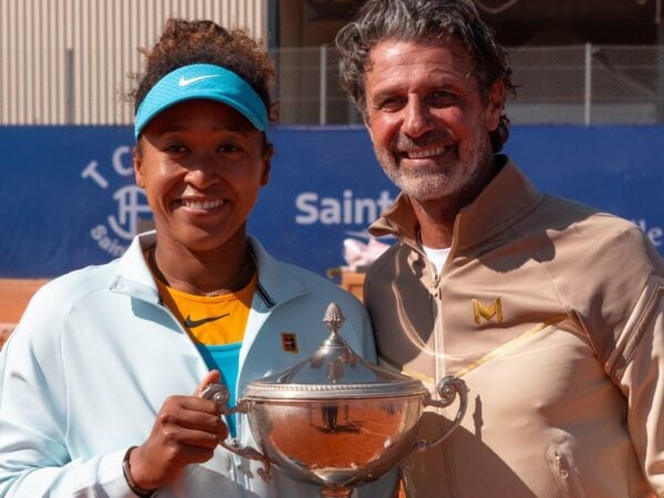 Naomi Osaka and Patrick Mouratoglou, Saint Malo 2025