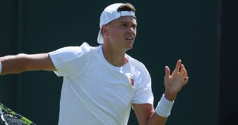 Holger Rune at Wimbledon 2025