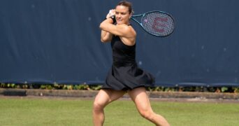 Maria Sakkari grass 2025