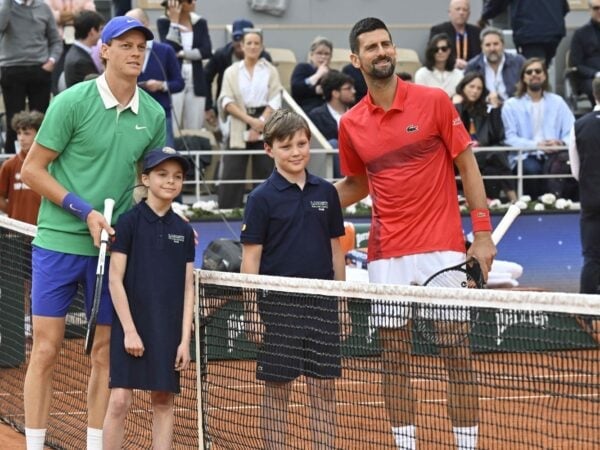 Novak Djokovic and Jannik Sinner, Roland-Garros, 2025