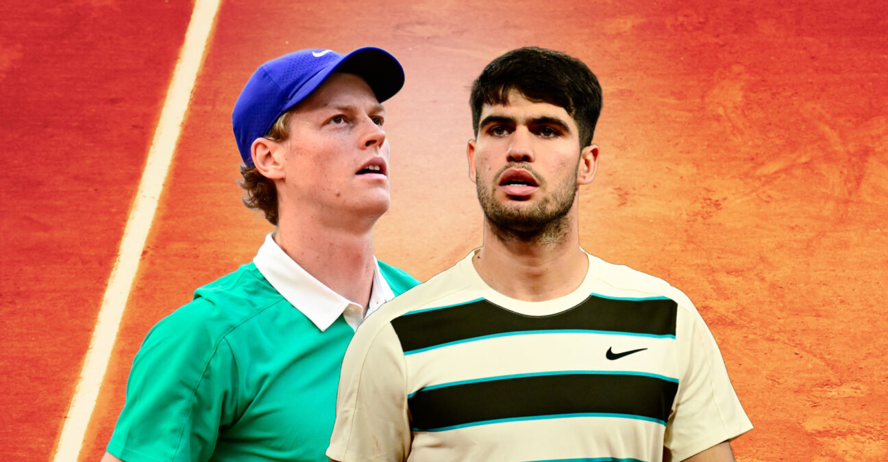 Jannik Sinner and Carlos Alcaraz, Roland-Garros 2025