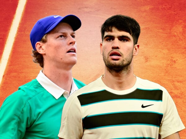 Jannik Sinner and Carlos Alcaraz, Roland-Garros 2025
