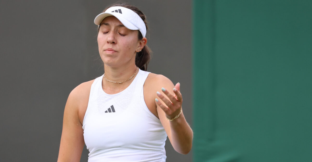 LONDRES, LO - 03.07.2023: TORNEIO DE WIMBLEDON 2023 - Jessica Pegula (EUA) durante Torneio de Wimbledon 2023 em Londres, Inglaterra.