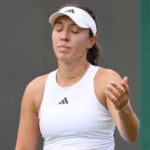 LONDRES, LO - 03.07.2023: TORNEIO DE WIMBLEDON 2023 - Jessica Pegula (EUA) durante Torneio de Wimbledon 2023 em Londres, Inglaterra.