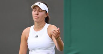 LONDRES, LO - 03.07.2023: TORNEIO DE WIMBLEDON 2023 - Jessica Pegula (EUA) durante Torneio de Wimbledon 2023 em Londres, Inglaterra.