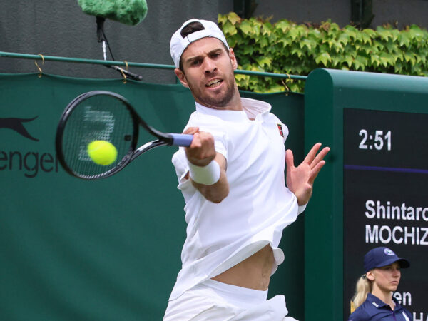 LONDON,ENGLAND,02.JUL.25 - TENNIS - ATP World Tour, Wimbledon, Grand Slam. Image shows Karen Khachanov (RUS).