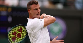 Marton Fucsovics at Wimbledon