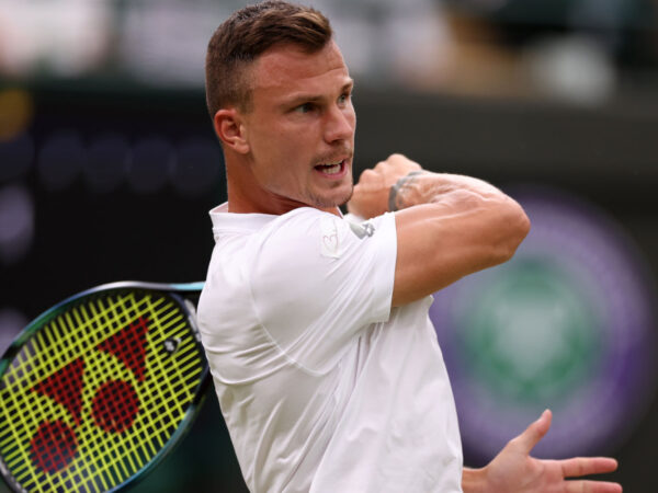 Marton Fucsovics at Wimbledon