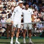 Jannik Sinner and Carlos Alcaraz, Wimbledon Final, 2025