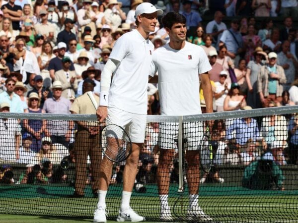 Jannik Sinner and Carlos Alcaraz, Wimbledon Final, 2025