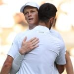 Jannik Sinner and Novak Djokovic, Wimbledon, 2025