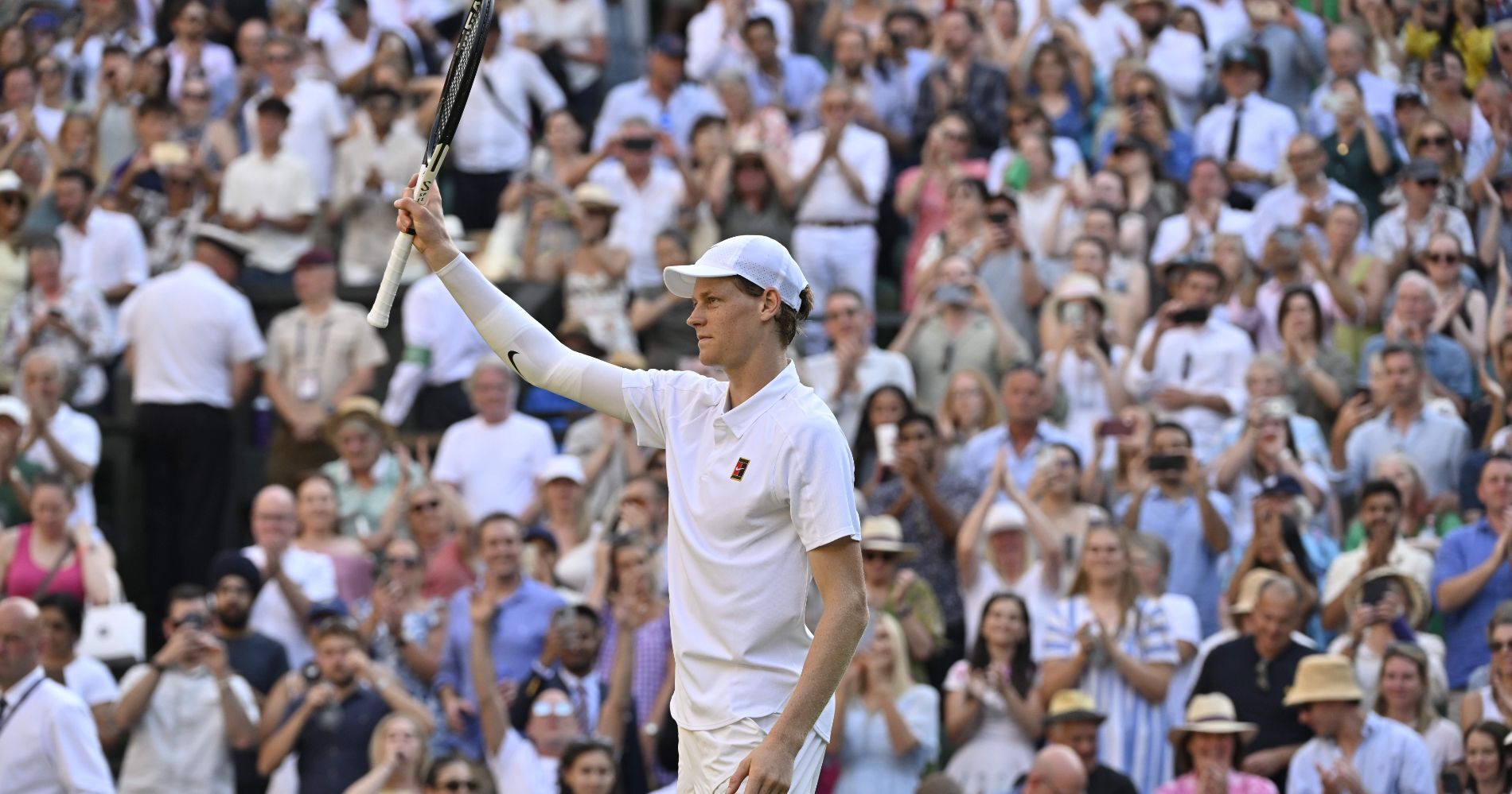 Jannik Sinner clinched his fourth Grand Slam title and his first at Wimbledon
