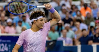 TENNIS : Tournoi de Cincinatti - 10/08/2025 Ben Shelton, usa, Tournoi de Cincinatti 2025, 32e de finale