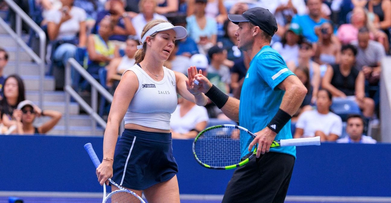 Danielle Collins and Christian Harrison, US Open 2025