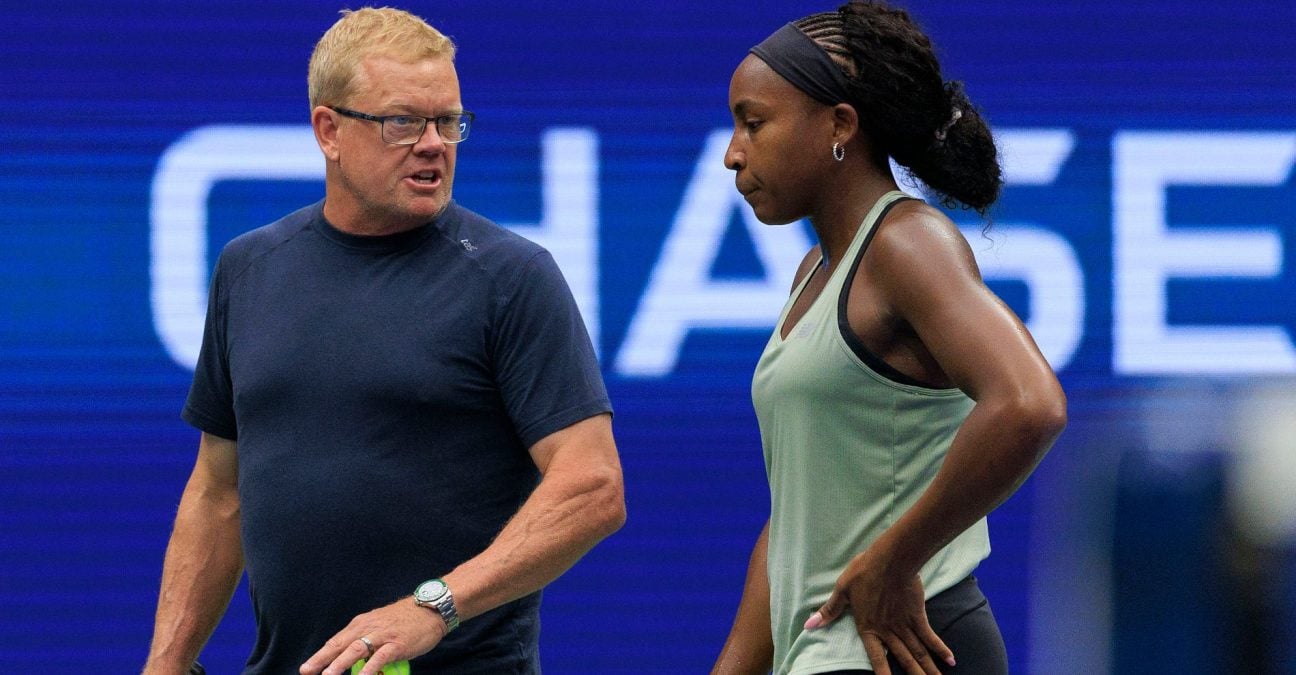 Gavin MacMillan and Coco Gauff, US Open 2025