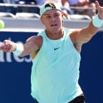 2025-08-26 2025 US Open NEW YORK, UNITED STATES - AUGUST 26: Holger Rune of Denmark during Day 2 of the 2025 US Open at USTA Billie Jean King National Tennis Center on August 26, 2025 in New York, United States. Photo by Erik van Leeuwen/BSR Agency New York United States Content not available for redistribution in The Netherlands directly or indirectly through any third parties.